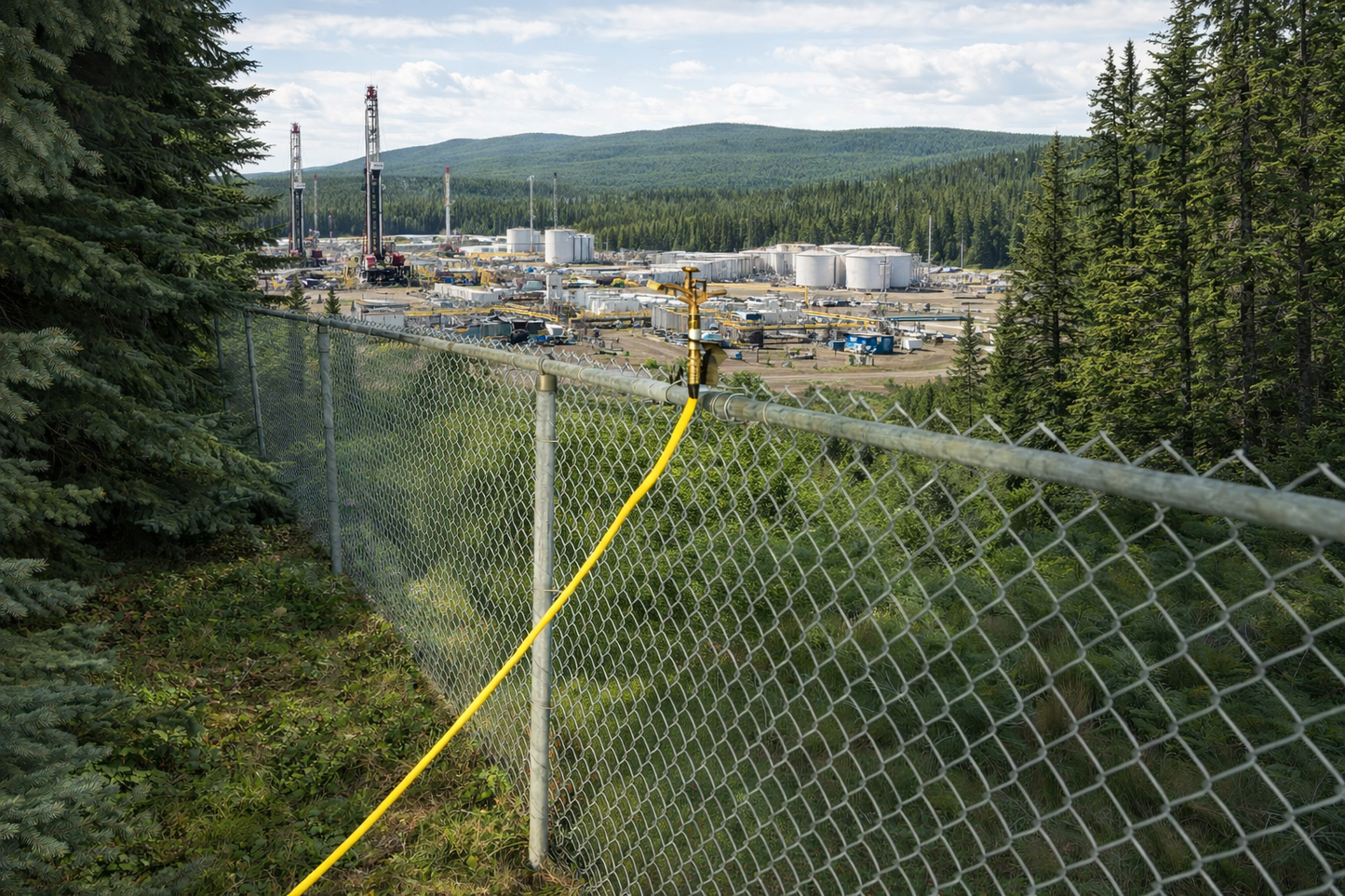 Three in One Fence Sprinkler Mount Kit